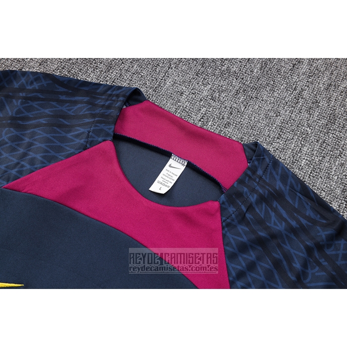 Chandal del Paris Saint-Germain Manga Corta 2023-2024 Azul - Pantalon Corto